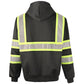 GSS Safety 7007 Class 3 Two-Tone Pullover Safety Sweatshirt - Black