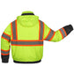 GSS Safety 8010 Non-ANSI Ripstop Winter Bomber Safety Jacket - Yellow/Lime