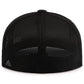 Pacific Headwear Trucker PacFlex Cap - Black/Graphite/Graphite