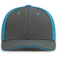 Pacific Headwear Trucker PacFlex Cap - Graphite/Neon Blue/Graphite