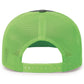 Pacific Headwear Trucker Snapback Cap - Graphite/Neon Green/Graphite