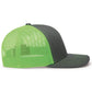 Pacific Headwear Trucker Snapback Cap - Graphite/Neon Green/Graphite