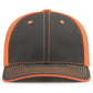 Pacific Headwear Trucker PacFlex Cap - Graphite/Neon Orange/Graphite