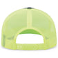 Pacific Headwear Trucker Snapback Cap - Graphite/Neon Yellow/Graphite