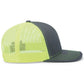 Pacific Headwear Trucker Snapback Cap - Graphite/Neon Yellow/Graphite