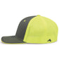 Pacific Headwear Trucker PacFlex Cap - Graphite/Neon Yellow/Graphite