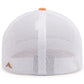 Pacific Headwear Trucker PacFlex Cap - Graphite/White/Neon Orange