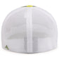 Pacific Headwear Trucker PacFlex Cap - Graphite/White/Neon Yellow