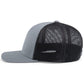 Pacific Headwear Trucker Snapback Cap - Heather Grey/Lt Charcoal/Heather Grey