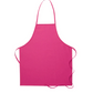 Deluxe Bib Apron (no pockets) - Hot Pink