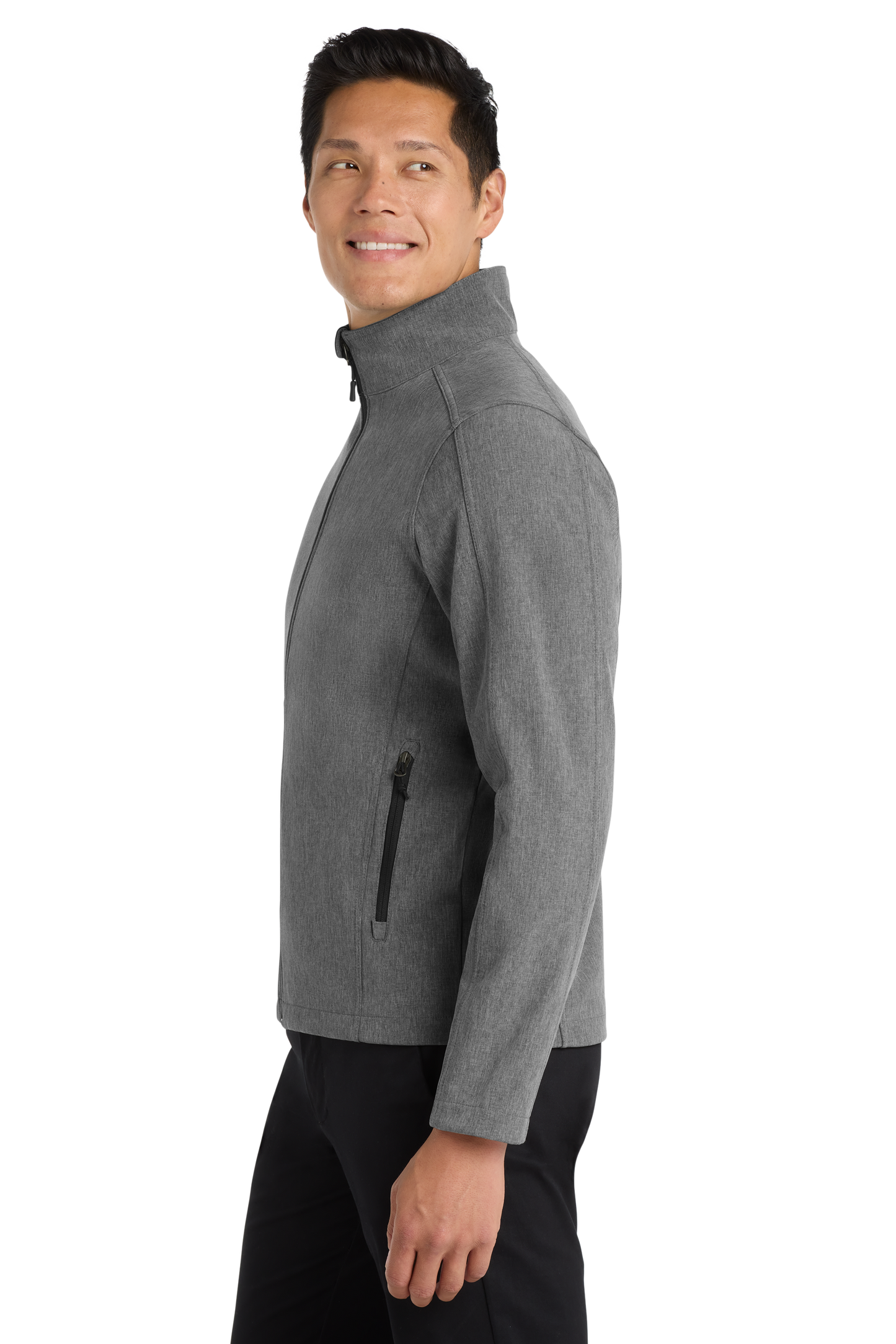 Port Authority® Core Soft Shell Jacket - Pearl Grey Heather