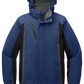 Port Authority® Colorblock 3-in-1 Jacket - Admiral Blue/ Black/ Magnet