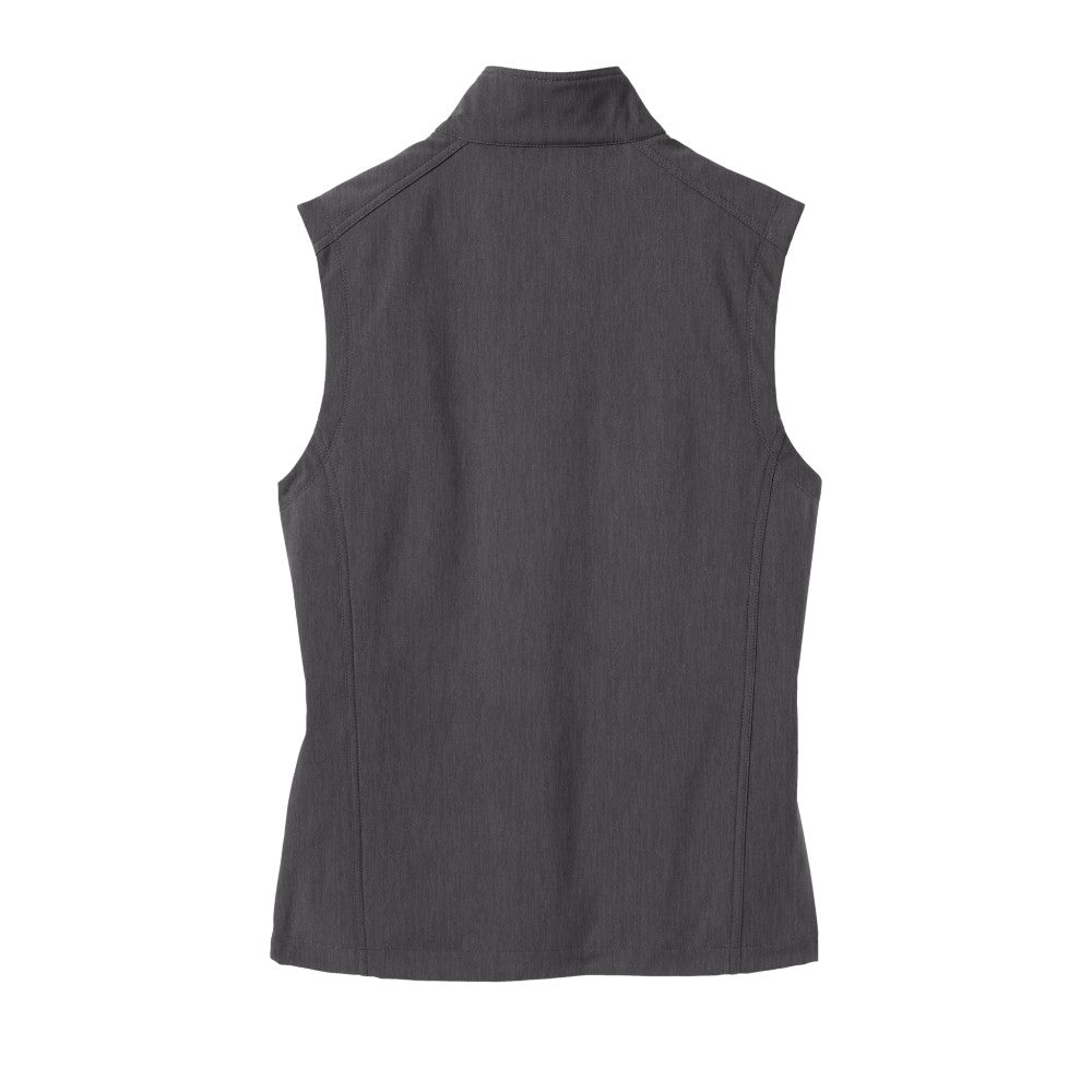 Port Authority® Core Soft Shell Vest - Black Charcoal Heather