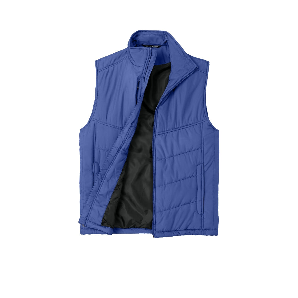 Port Authority® Puffy Vest - Mediterranean Blue/ Black
