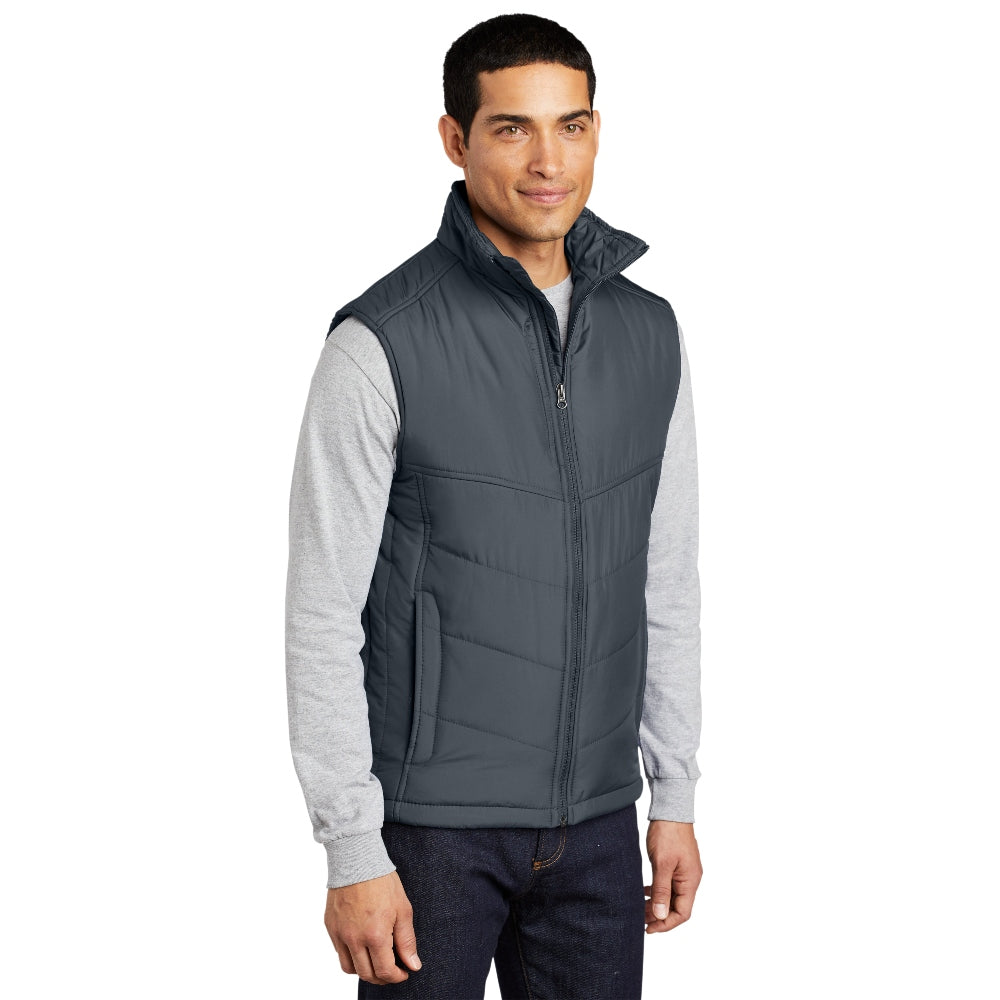 Port Authority® Puffy Vest - Dark Slate / Black