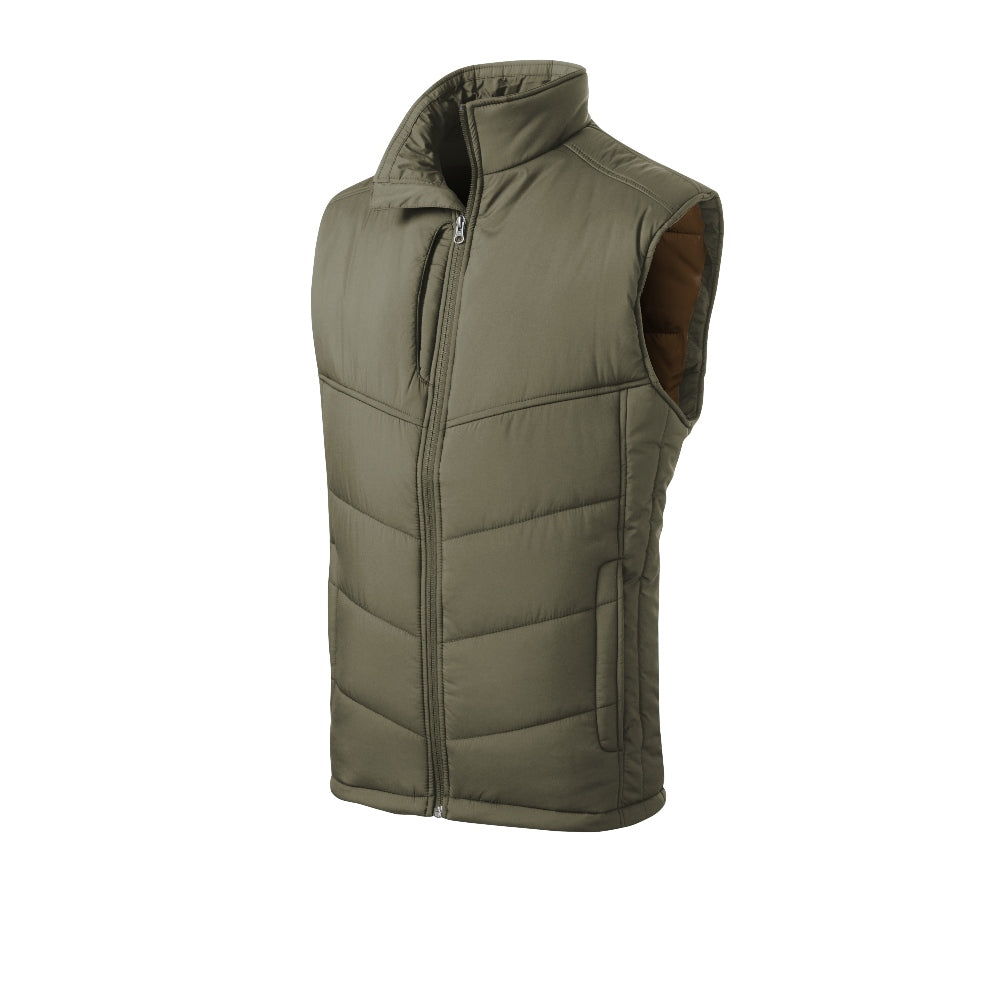 Port Authority® Puffy Vest - Olive/ Cayenne