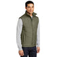 Port Authority® Puffy Vest - Olive/ Cayenne