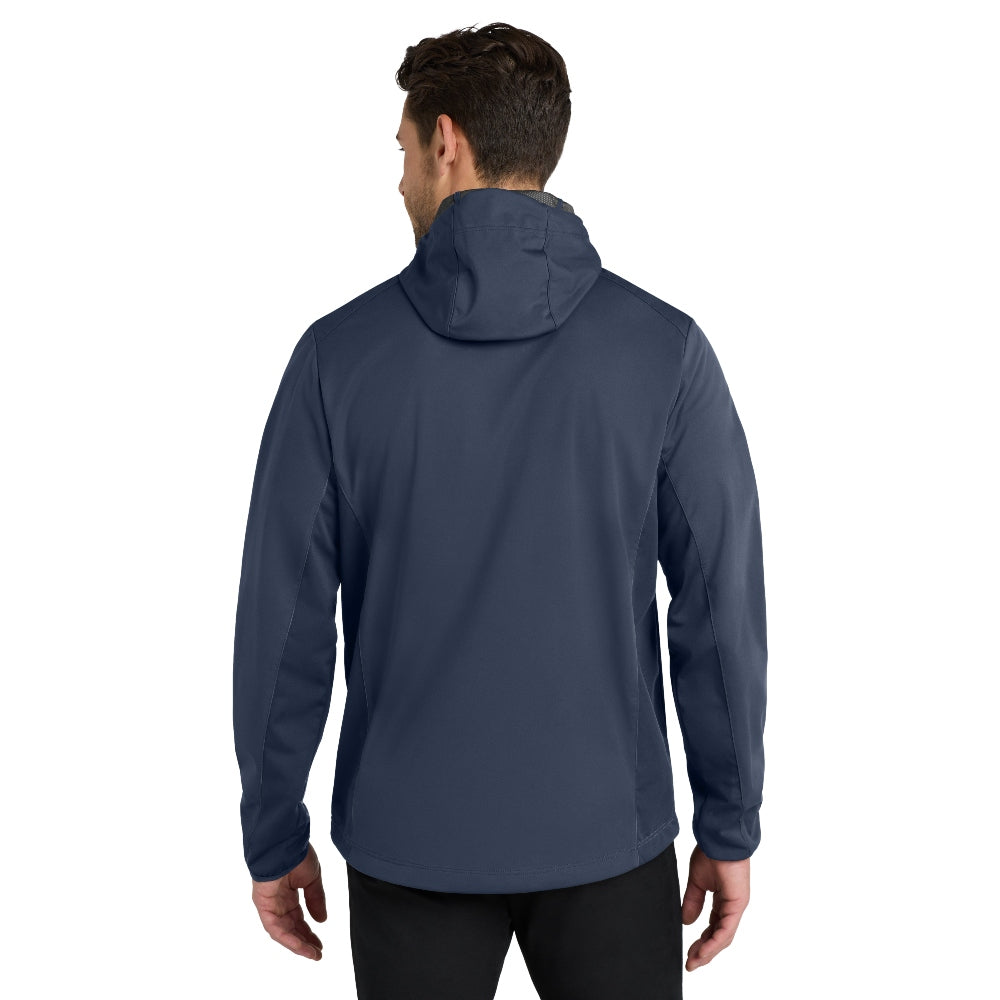 Port Authority® Active Hooded Soft Shell Jacket - Dress Blue Navy