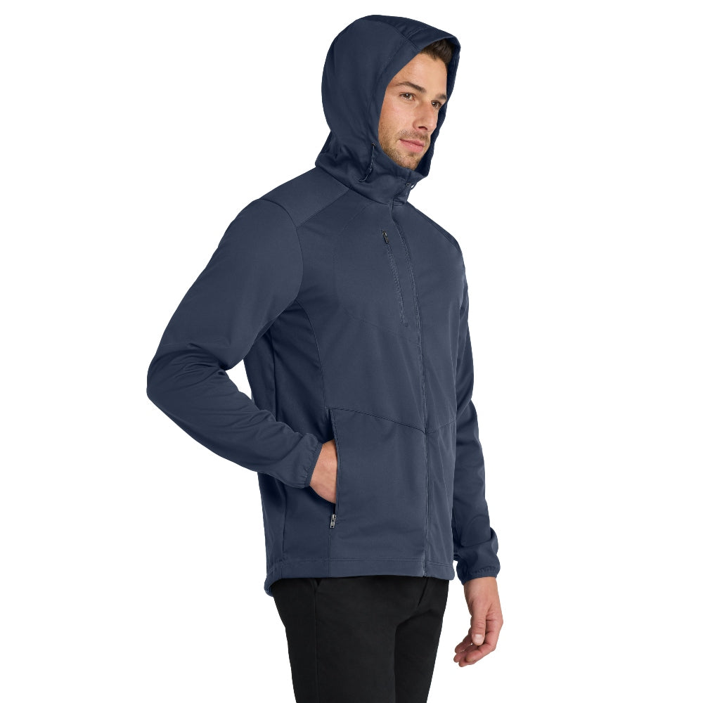 Port Authority® Active Hooded Soft Shell Jacket - Dress Blue Navy