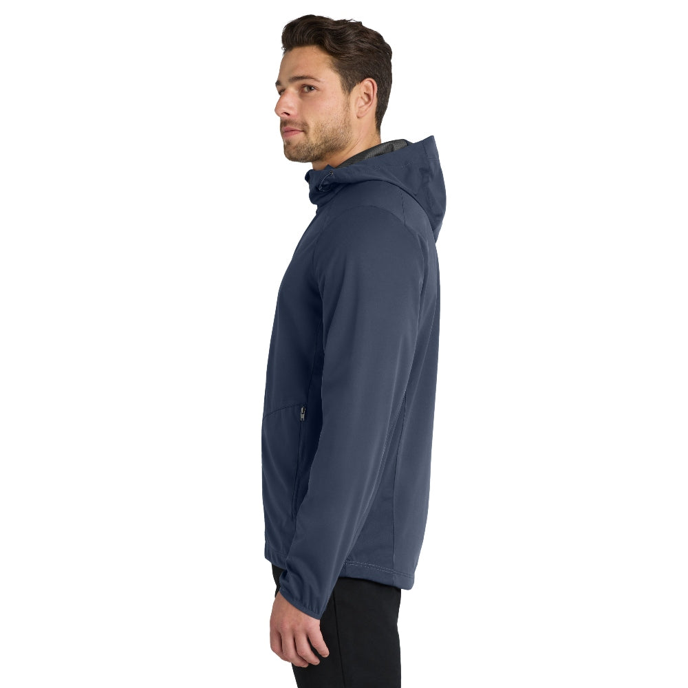 Port Authority® Active Hooded Soft Shell Jacket - Dress Blue Navy