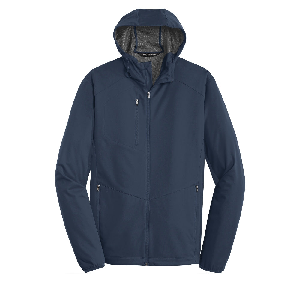 Port Authority® Active Hooded Soft Shell Jacket - Dress Blue Navy