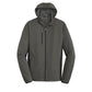 Port Authority® Active Hooded Soft Shell Jacket - Grey Steel/Deep Black