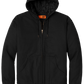 CornerStone® - Duck Cloth Hooded Work Jacket - Black
