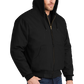 CornerStone® - Duck Cloth Hooded Work Jacket - Black
