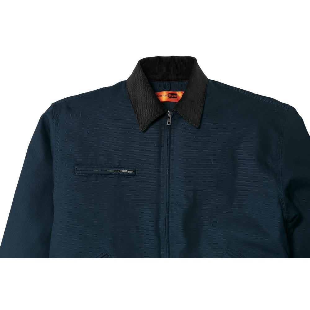CornerStone® Duck Cloth Work Jacket - Navy/Black