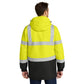 Port Authority® ANSI 107 Class 3 Safety Heavyweight Parka - Safety Yellow/Black/Reflective