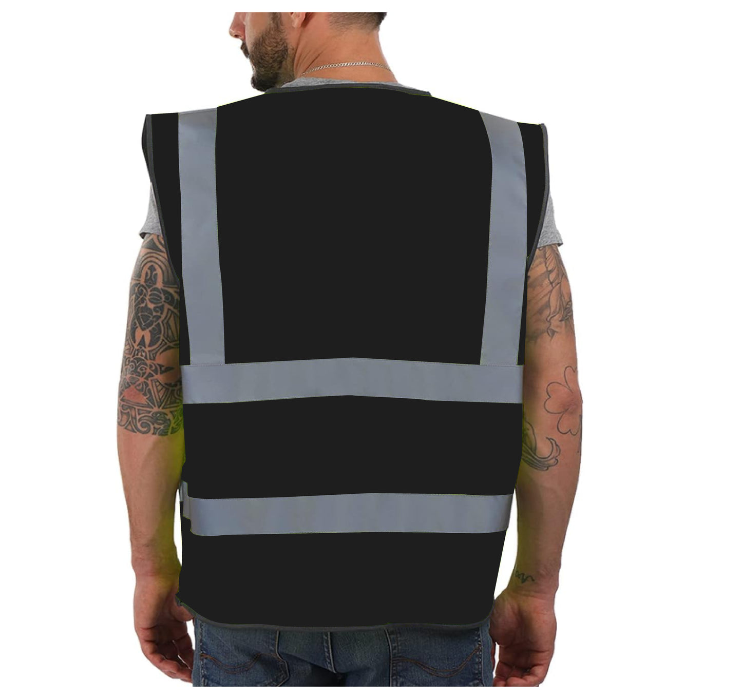 Dib Safety Reflective Vest - Black