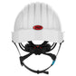 JSP Evolution EV6252SV Deluxe Vented Short Brim Safety Helmet - Wheel Ratchet Suspension - White