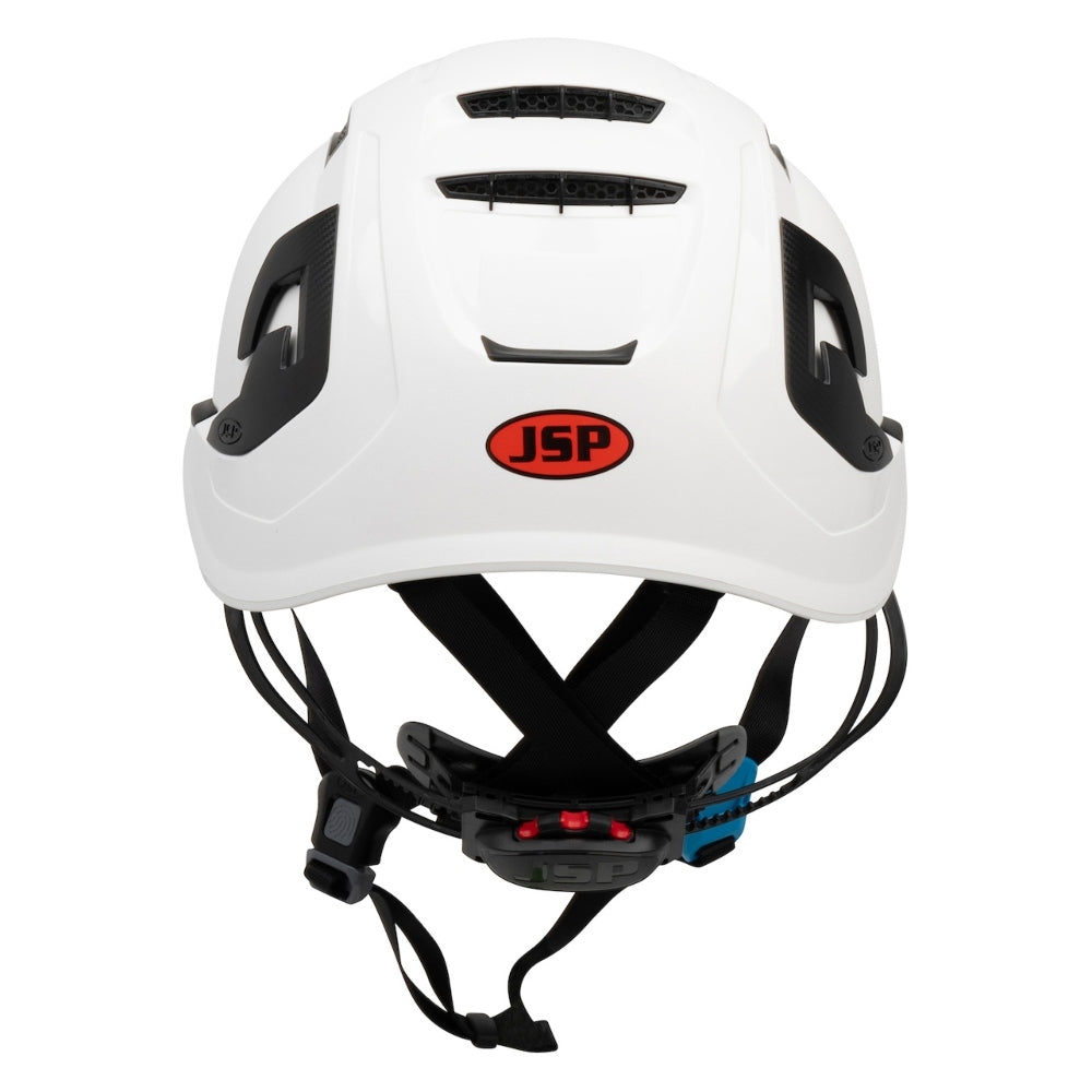 JSP 280-EVOALTV EVO Alta Ascend Vented Climbing Helmet - Ratchet Suspension - White