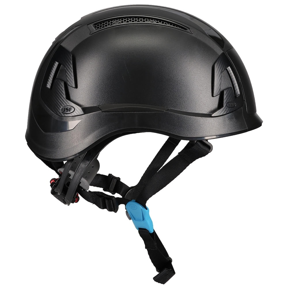 JSP 280-EVOALTV EVO Alta Ascend Vented Climbing Helmet - Ratchet Suspension - Black