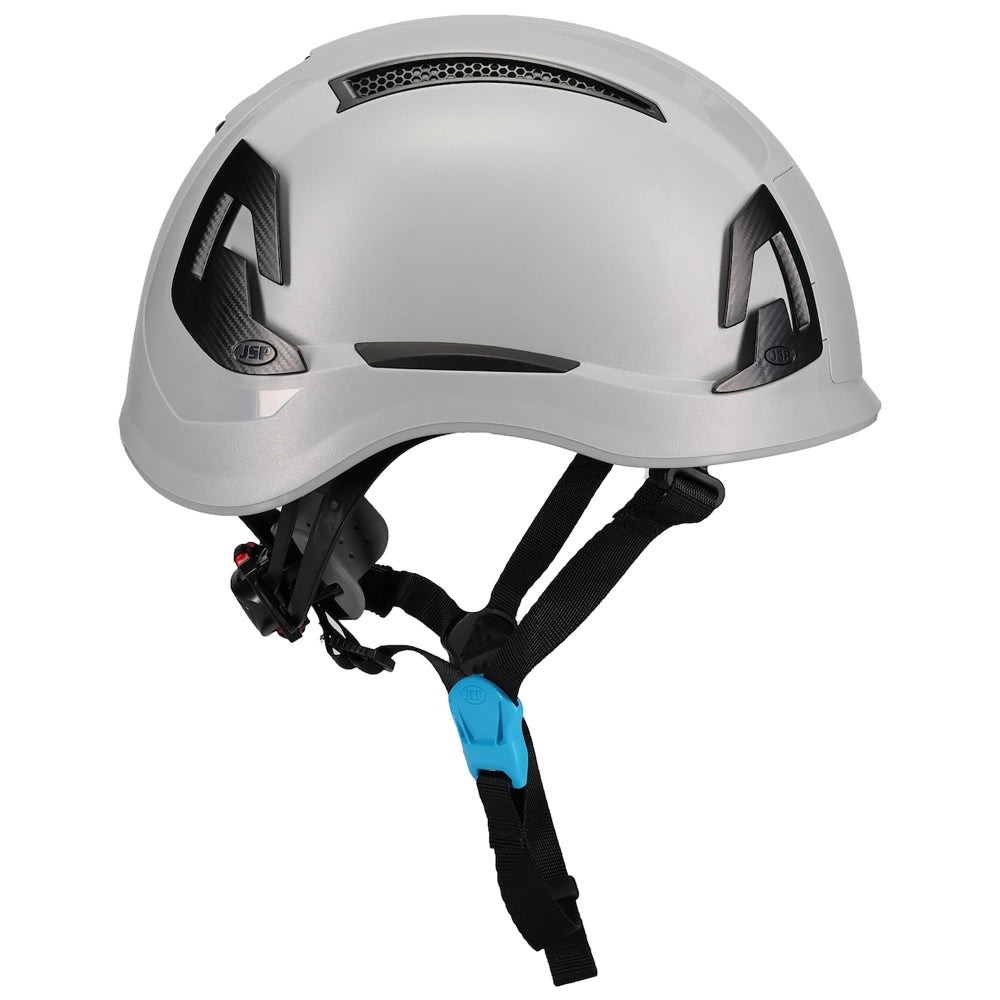 JSP 280-EVOALTV EVO Alta Ascend Vented Climbing Helmet - Ratchet Suspension - Gray