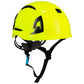 JSP 280-EVOALTV EVO Alta Ascend Vented Climbing Helmet - Ratchet Suspension - Hi-Vis Yellow