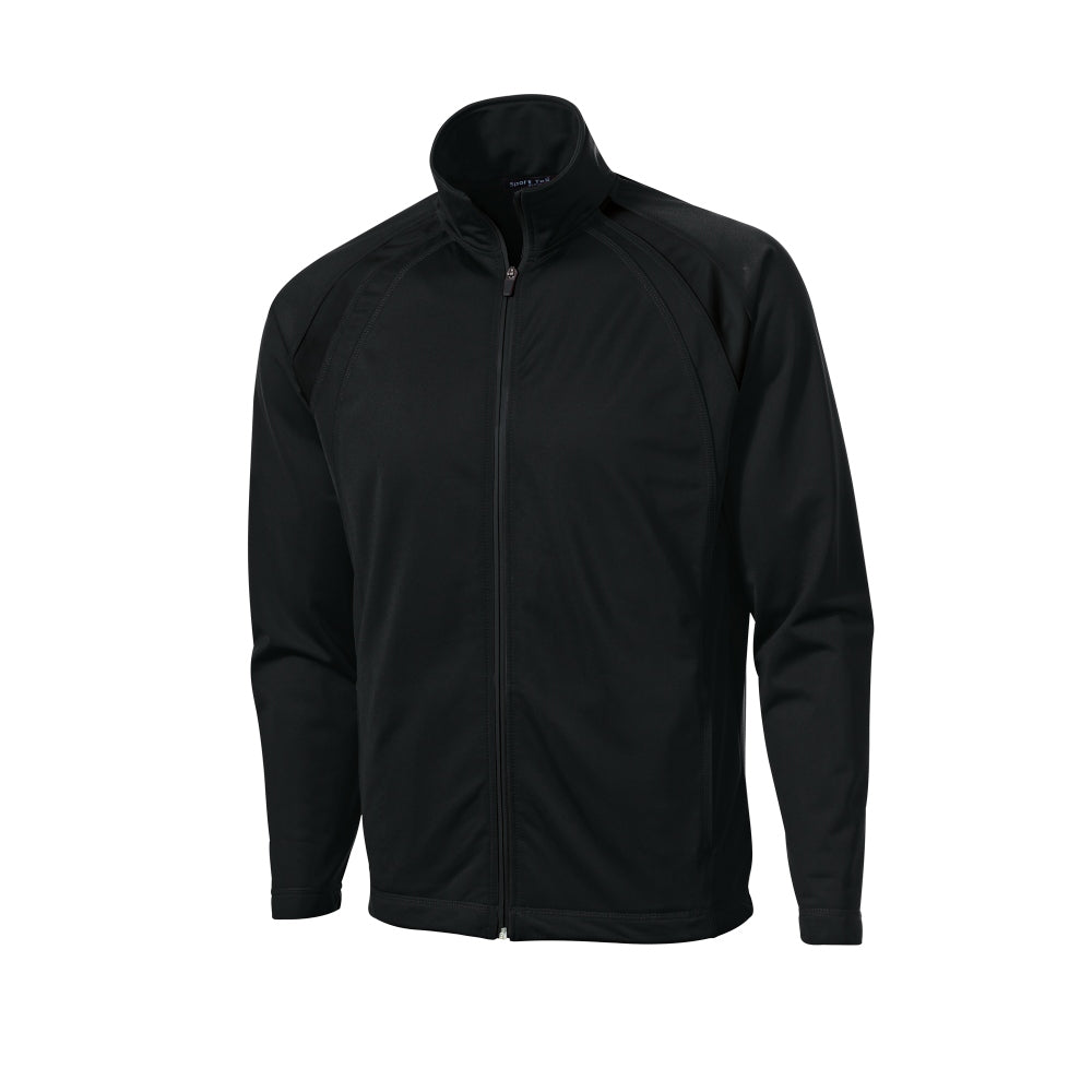 Sport-Tek® Tricot Track Jacket - Black
