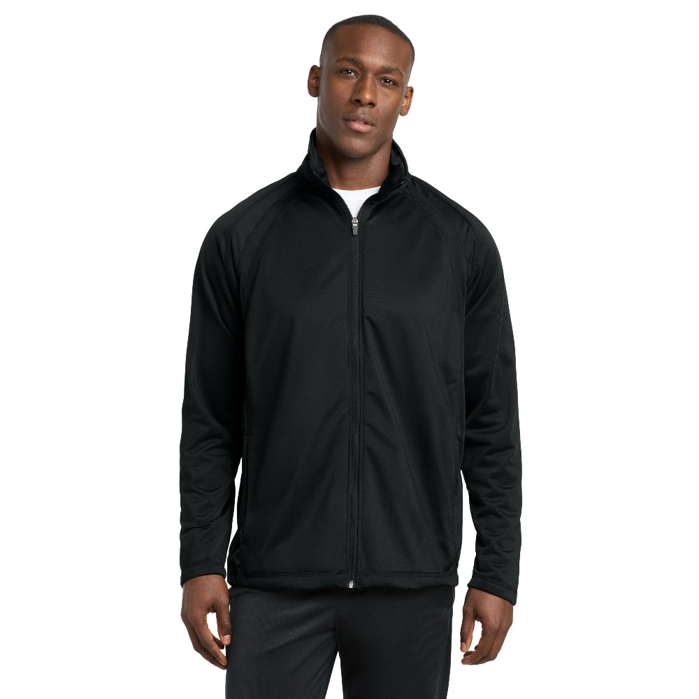 Sport-Tek® Tricot Track Jacket - Black