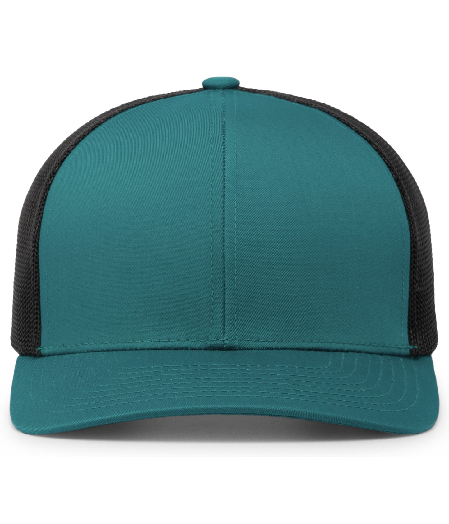 Pacific Headwear Trucker Snapback Cap - Jaguar Teal/Lt Charcoal/Jaguar Teal