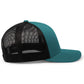 Pacific Headwear Trucker Snapback Cap - Jaguar Teal/Lt Charcoal/Jaguar Teal