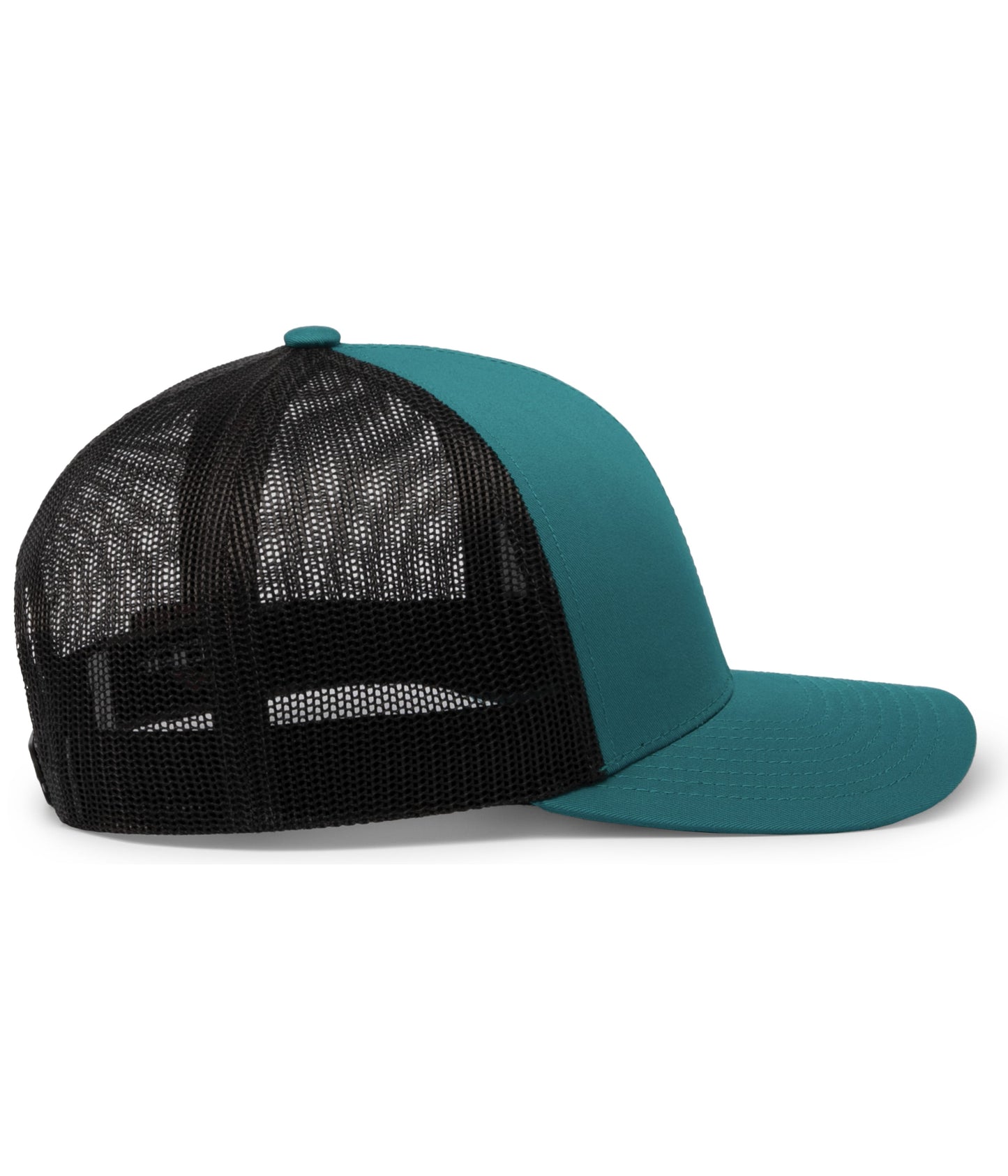 Pacific Headwear Trucker Snapback Cap - Jaguar Teal/Lt Charcoal/Jaguar Teal
