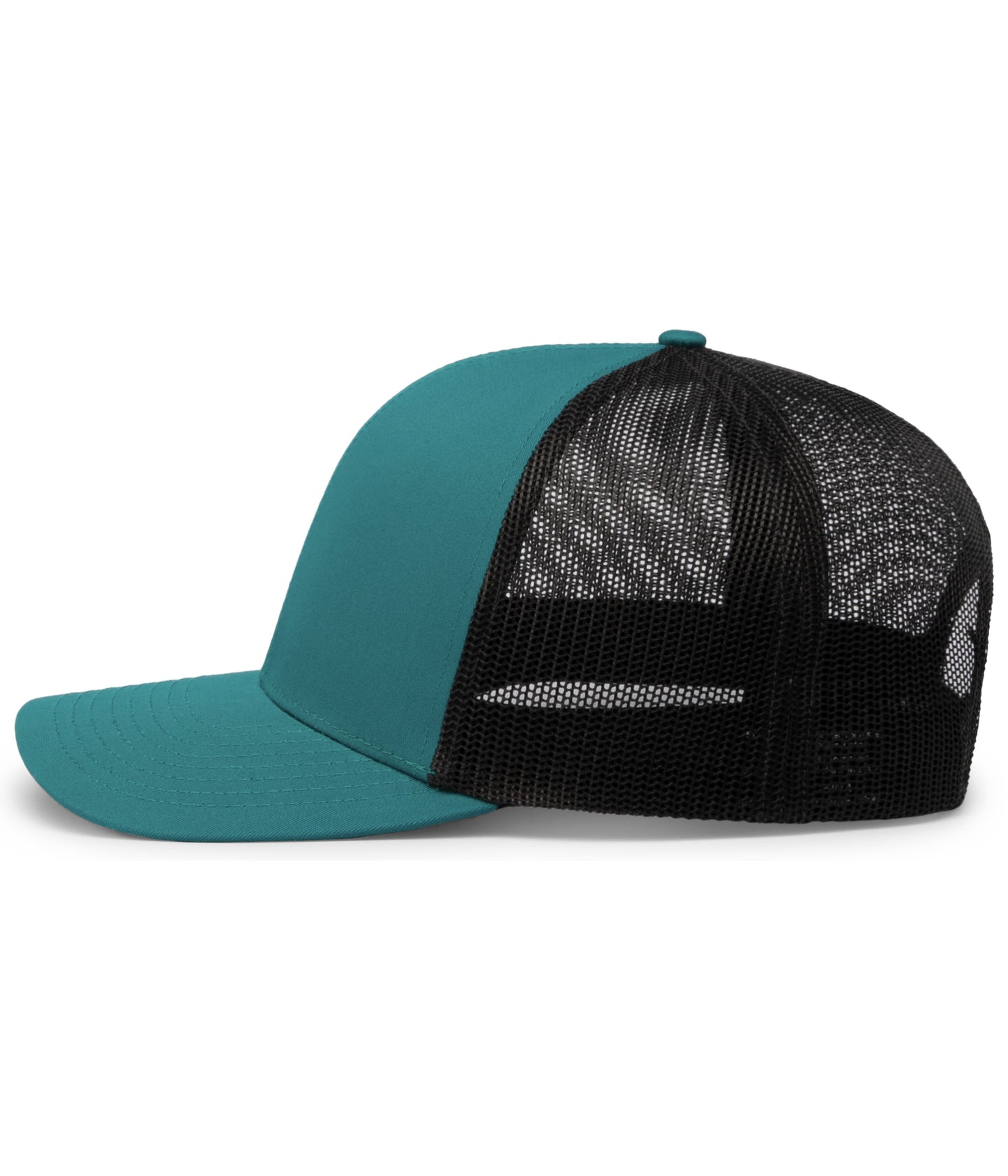 Pacific Headwear Trucker Snapback Cap - Jaguar Teal/Lt Charcoal/Jaguar Teal