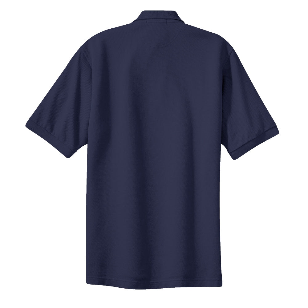 Port Authority® Heavyweight Cotton Pique Polo - Navy