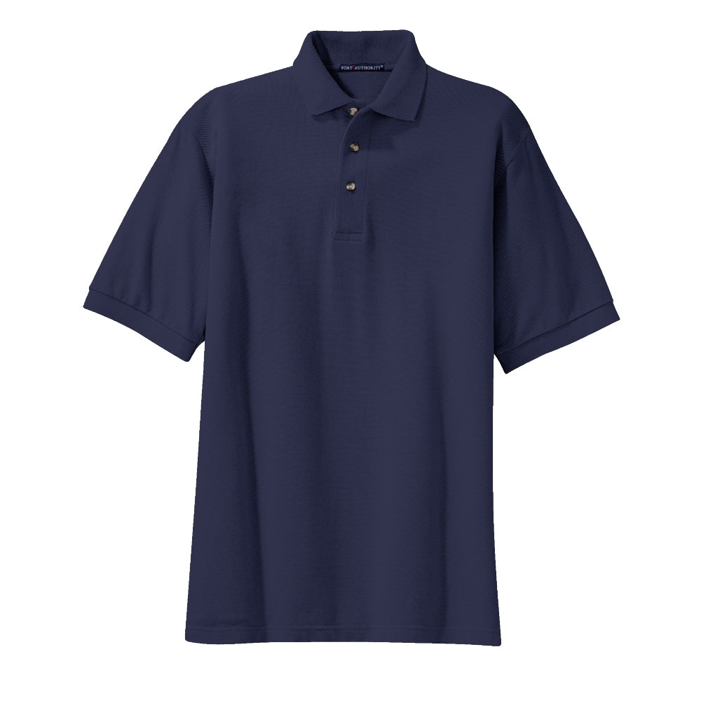 Port Authority® Heavyweight Cotton Pique Polo - Navy
