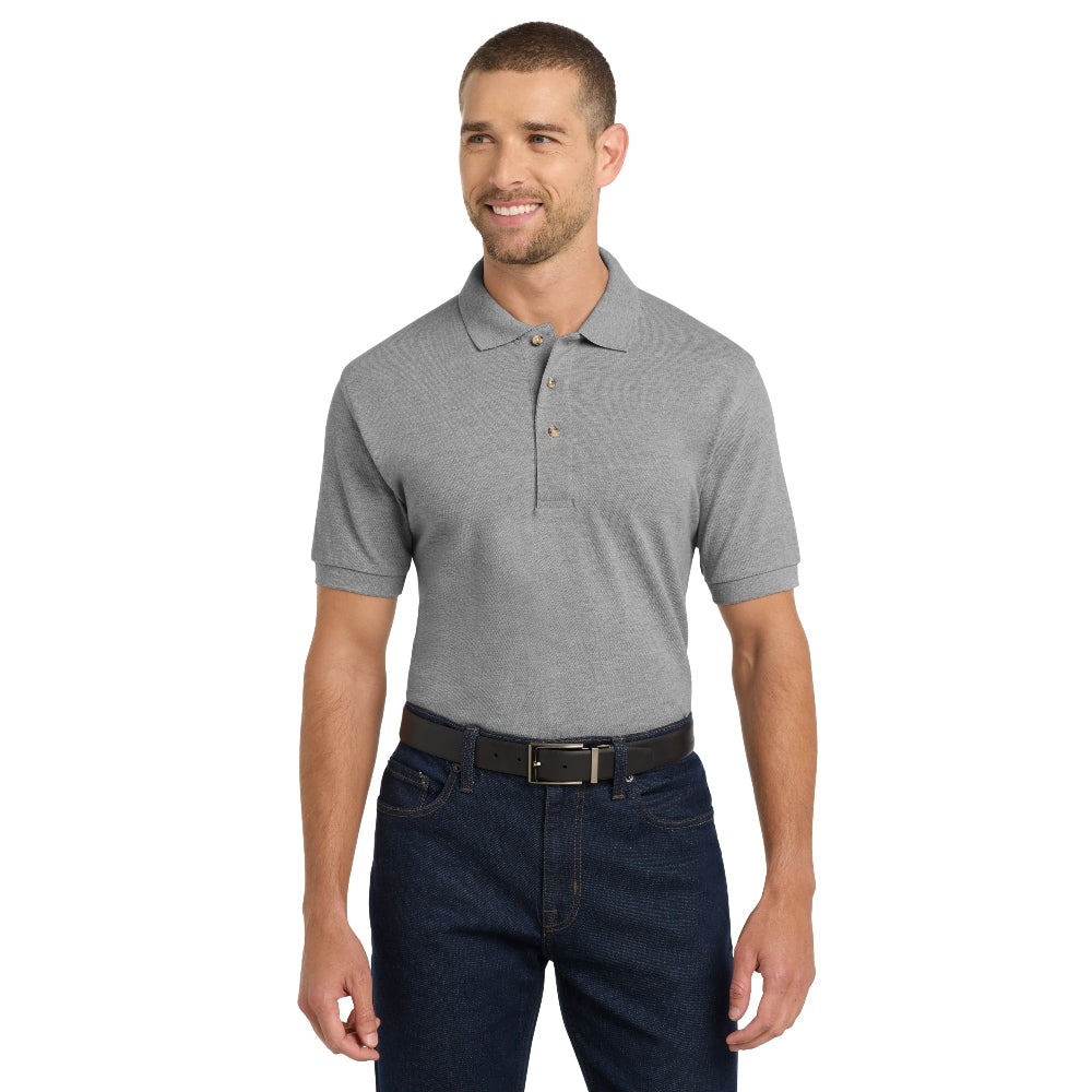Port Authority® Heavyweight Cotton Pique Polo - Oxford