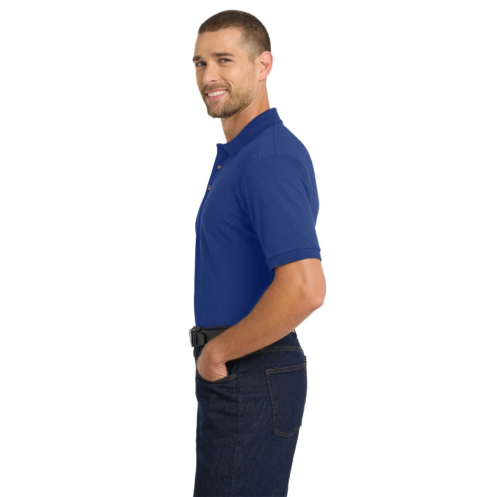 Port Authority® Heavyweight Cotton Pique Polo - Royal