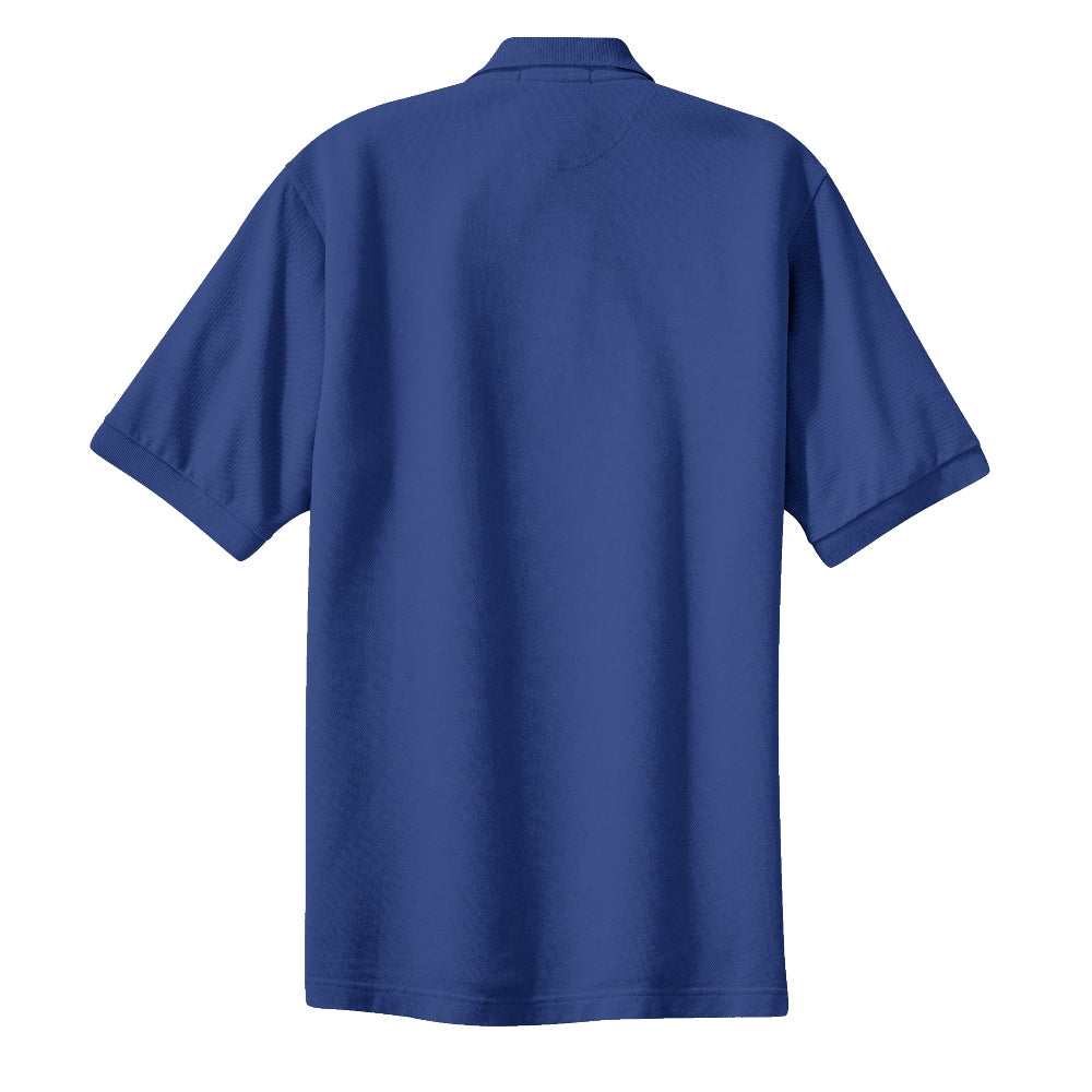 Port Authority® Heavyweight Cotton Pique Polo - Royal