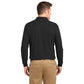 Port Authority® Silk Touch™ Long Sleeve Polo - Black