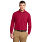 Port Authority® Silk Touch™ Long Sleeve Polo - Red