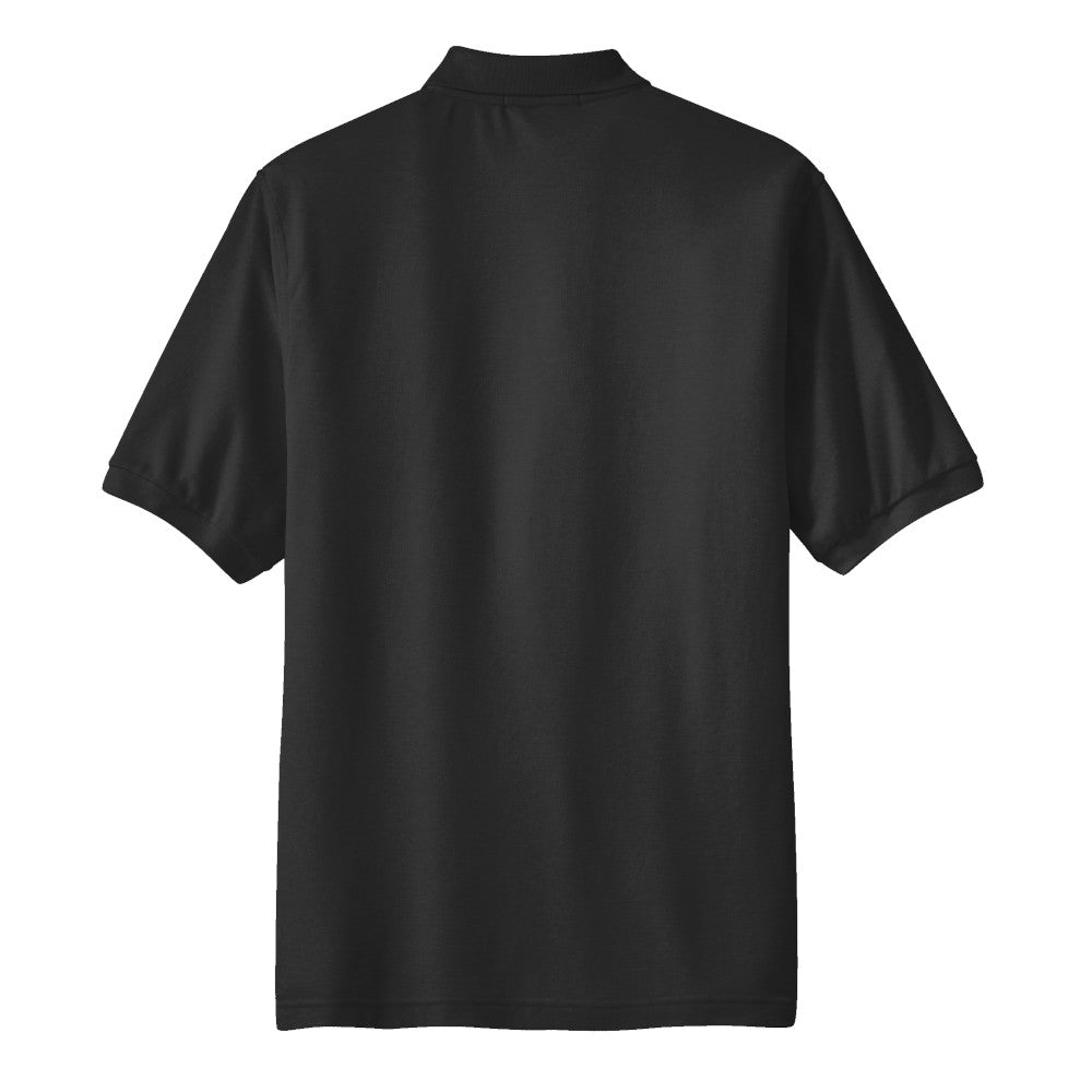 Port Authority® Silk Touch™ Polo with Pocket - Black